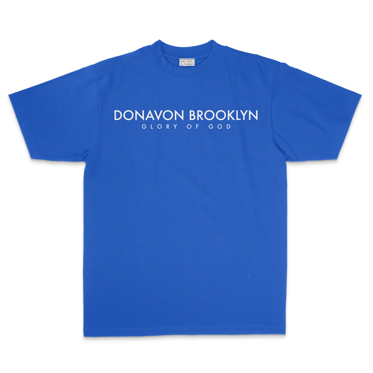 Donavon Brooklyn Glory of God Designer Tee | Royal Blue